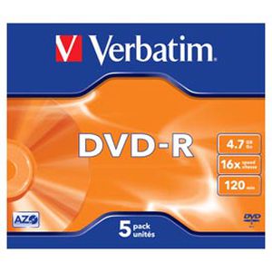 SCATOLA 5 DVD-R JEWEL CASE 16X 4.7GB 120MIN. SERIGRAFATO SCATOLA 5 DVD-R JEWEL CASE 16X 4.7GB 120MIN. SERIGRAFATO