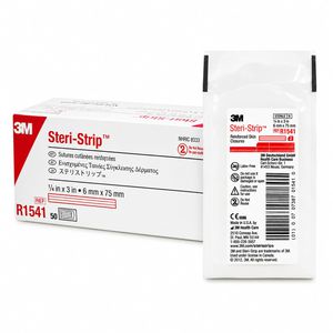 SUTURE ADESIVE STERI STRIP mm 6x75 - pz. 3 SUTURE ADESIVE STERI STRIP mm 6x75 - pz. 3