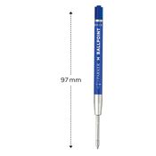 Refill sfera Quinkflow versione economica blu M Parker