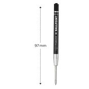 Refill sfera Quinkflow versione economica nero M Parker