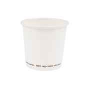 50 Bicchieri in carta 75ml bianco Signor Bio