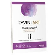 Blocco collato Watercolor Favini Art 10fg 300gr A4