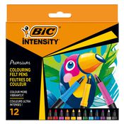 Astuccio 12 pennarelli Intensity Premium colori assortiti BICÂ®