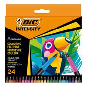Astuccio 24 pennarelli Intensity Premium colori assortiti BICÂ®