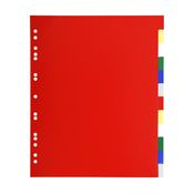 Separatore neutro a 12 TACCHE in PPL colorato A4 Maxi 93H Exacompta