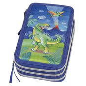 Astuccio 3 zip Dinosaur Edition Faber Castell