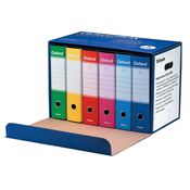 Box raccoglitori ESSELTE G85 cm 8 prot. colori assortiti conf.6 pz