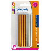 12 stick colla a caldo oro e argento Ã˜.7mm - lungh.10cm DECO