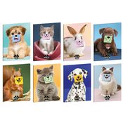Maxiquaderno A4 20fg+1 80gr rigo di 3a Pets-IT Blasetti