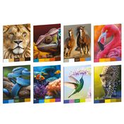 Maxiquaderno A4 20fg+1 80gr 4mm c/margine Animal Palette Blasetti