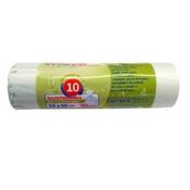 ROTOLO COMPATTO 10 SACCHI PATTUMIERA COMPOSTABILI 50x60 LT.30