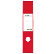 Busta 10 copridorso CDR PVC adesivi rosso 7x34,5cm SEI ROTA