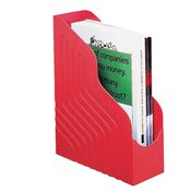 Portariviste MAGAZINE RACK JUMBO 25x32cm dorso 10cm rosso REXEL