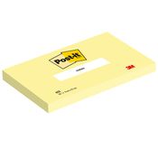 Post-it® Foglietti riposizionabili, 76 x 127 mm, Blocchetti da 100 fogli, Giallo Canary™ (confezione 12 blocchetti)