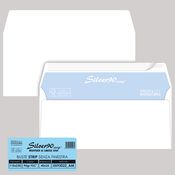 25 buste SILVER90 STRIP FSC bianca internografata s/finestra110x230mm90gr Pigna