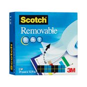 NASTRO ADESIVO ScotchÂ® Magicâ„¢ 811-1933 INVISIBILE RIMOVIBILE 19MMX33MT