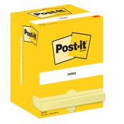 POST-IT Blocco foglietti - 657 - 76 x 102 mm - giallo Canary - 100 fogli