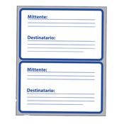 Etichetta adesiva bianca 115x70mm MITT-DEST (10fg x 2etichette) Markin