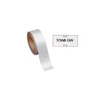 Rotolo 700 etichette 30x18 bianche rettangolari permanenti x TOWA GT