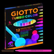 ASTUCCIO 12 PENNARELLI TURBOCOLOR GIOTTO