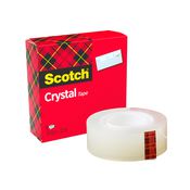 NASTRO ADESIVO ScotchÂ® CRYSTAL CLEAR 600 33MTX19MM