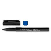 SCATOLA 12 MARCATORI TRATTO PERMANENT INK BLU