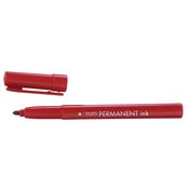 SCATOLA 12 MARCATORI TRATTO PERMANENT INK ROSSO