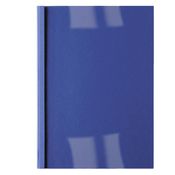 100 CARTELLINE TERMICHE 1,5MM BLU BUSINESS LINE LEATHER