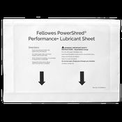 Confezione 10 Fogli lubrificanti Performance Fellowes