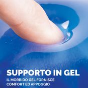 POGGIAPOLSI DA TASTIERA IN GEL TRASPARENTE BLU