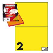 Etichetta adesiva C/509 giallo 100fg A4 210x148,5mm (2et/fg) Markin