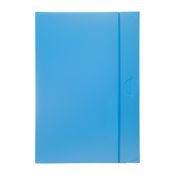 CARTELLINA PROGETTO 3 U140 AZZURRO C/ELASTICO 24X35 DORSO 3