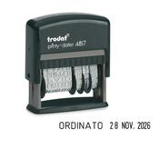 Timbro Printy Eco 4817 DATARIO+ POLINOMIO 3,8mm autoinchiostrante TRODAT