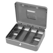 CASSETTA PORTAVALORI SECUR 20X16X9CM GRIGIO CHIARO