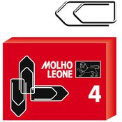 SCATOLA 100 FERMAGLI N.4 MM32 ZINCATI LEONE
