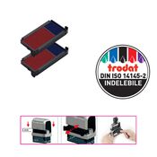 Blister da 2 tamponi 6/4912-2 Blu/Rosso Trodat