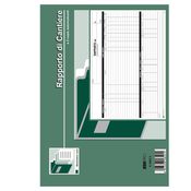BLOCCO RAPPORTO DI CANTIERE 50/50 FOGLI AUTORIC. 21X30 E5859A