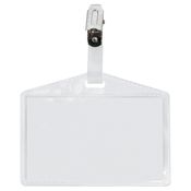 100 portanome Pass 3P 9,5x6cm c/clip in metallo s/cartoncino Sei Rota