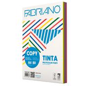 CARTA COPY TINTA MULTICOLOR A4 80gr 250fg mix 5 colori forti