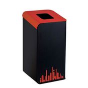 Gettacarte Rubik Evo Rosso 80Lt per raccolta differenziata