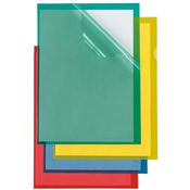 Cartellina ad L POLI 150 rosso  conf.25 pezzi