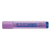 TRATTO Evidenziatore Video, Punta a scalpello, 1 mm - 5 mm, LILLA (confezione 12 pezzi)