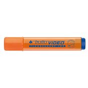 TRATTO Evidenziatore Video, Punta a scalpello, 1 mm - 5 mm, ARANCIO (confezione 12 pezzi)