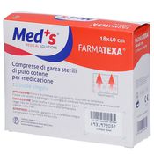 Garza sterile - 18x40 cm - PVS - scatola da 12 compresse (imbustate singolarmente) GAZ187