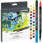 Astuccio 24 pennarelli Aqua Brush Duo LYRA