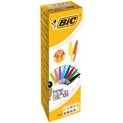 Penna a sfera Cristal Multicolor - punta 1,6mm - 10 colori assortiti - Bic - conf. 20 pezzi
