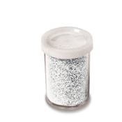 Glitter flacone grana fine 25ml argento DECO