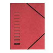 Cartellina rossa con elastico in cartoncino A4 PAGNA