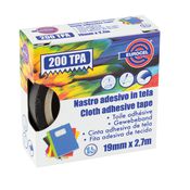 Nastro adesivo telato mm 19x2,7m colore bianco