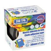 Nastro adesivo telato mm 38x2,7m colore nero